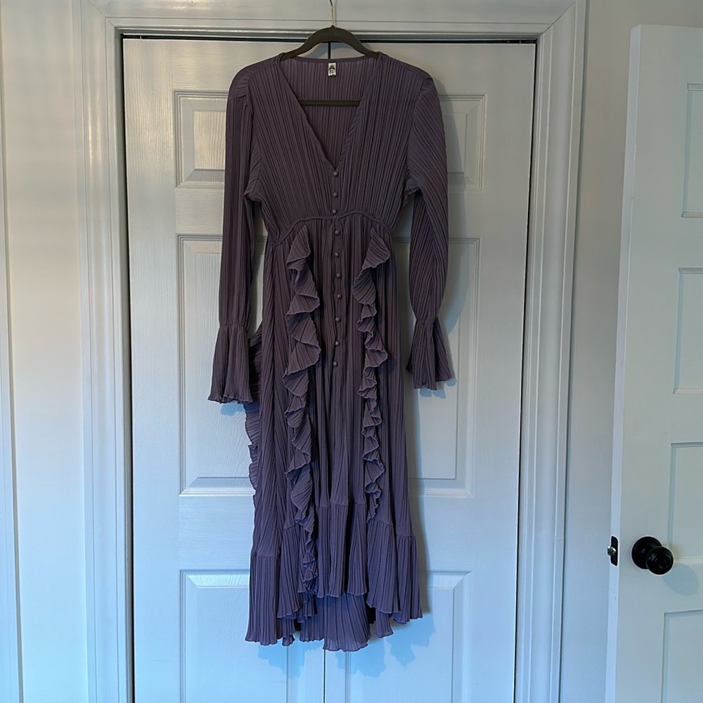 Gorgeous Pleated Ruffle Dress
